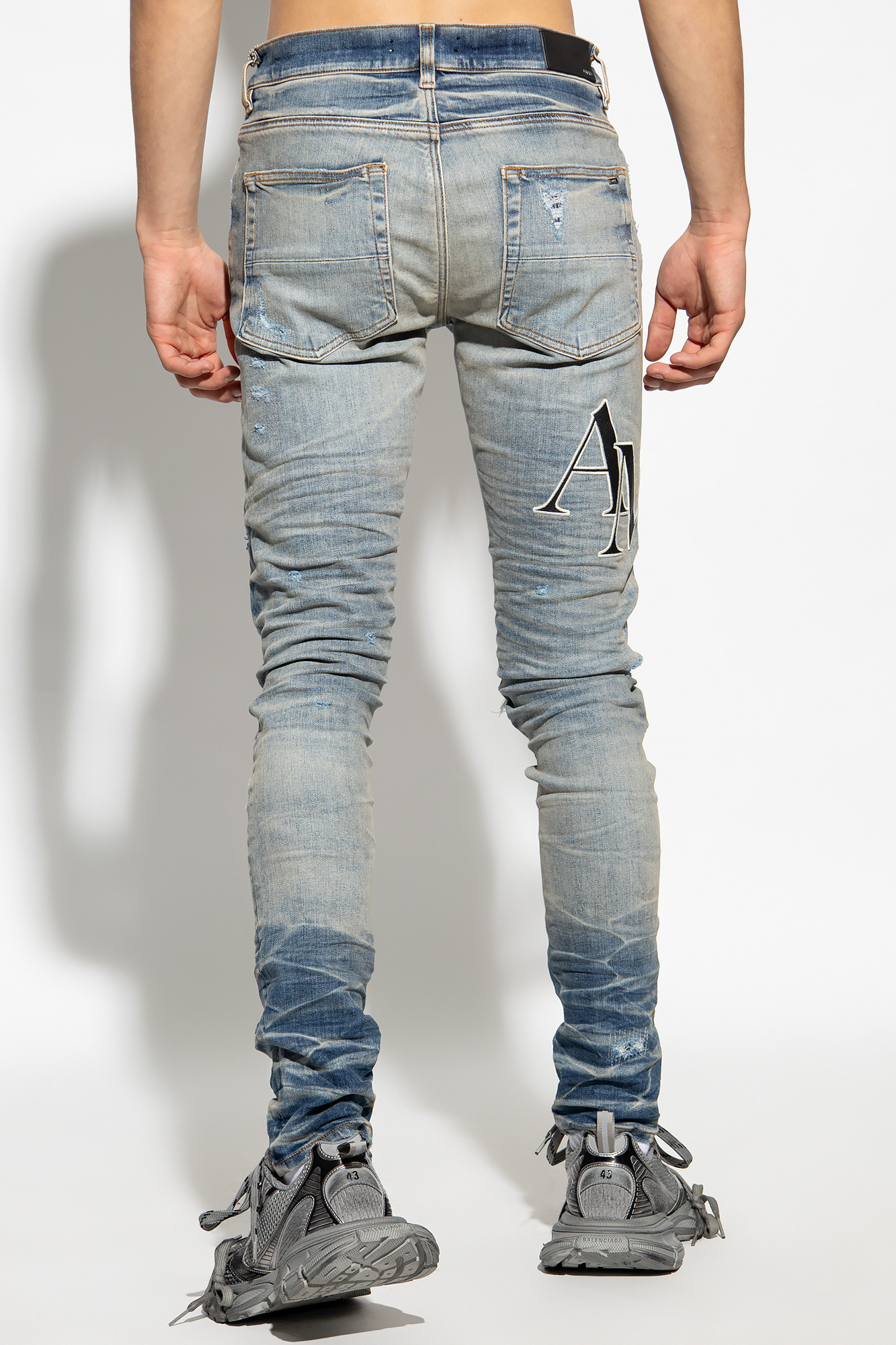 Amiri best sale jeans glitter